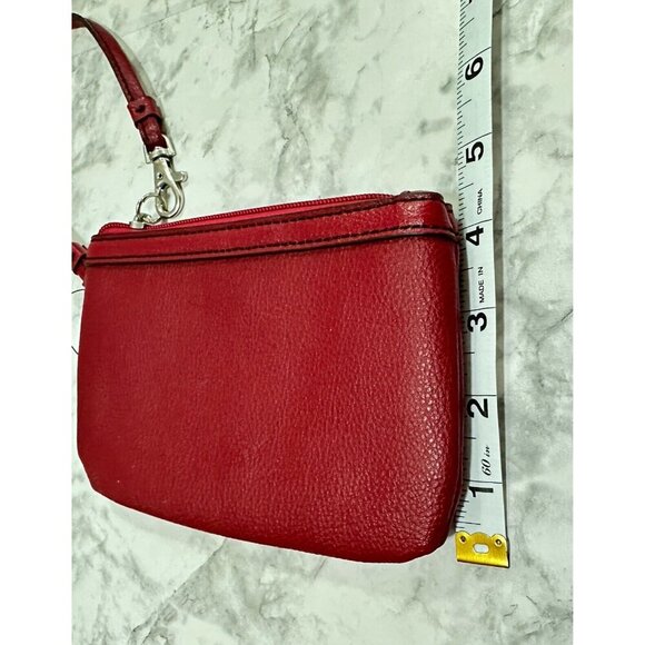 Wilsons‎ Leather Wristlet Red Leather New With Tags - Picture 6 of 7